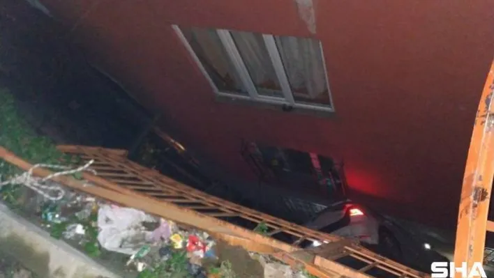 Kağıthane'de akıl almaz kaza