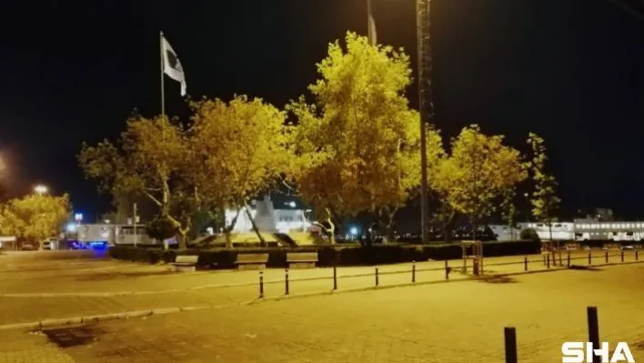 Kısıtlamanın başlamasıyla birlikte mega kente sessizlik çöktü