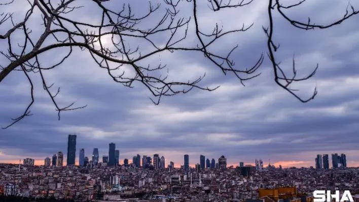 (ÖZEL) İstanbul'da gün doğumunda mest eden manzara