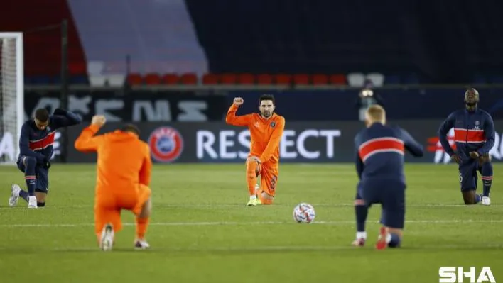 PSG ve Başakşehir'den ırkçılık protestosu