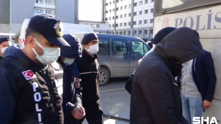 SBK Holding'e yönelik 'kara para' soruşturmasında yakalanan şüpheliler adliyeye sevk edildi