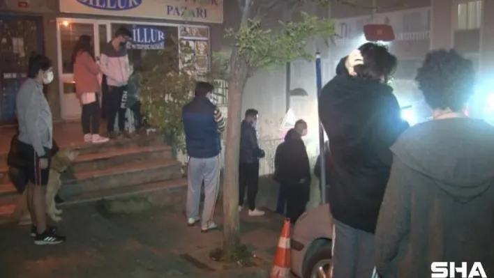 Şişli'de kumaş deposunda yangın çıktı, mahalleli sokağa döküldü