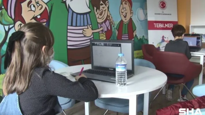 Sultanbeyli'deki Tematik Bilgi Merkezleri, öğrenciler için EBA destek noktalarına dönüştürüldü