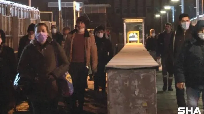 2021'in ilk iş gününde İstanbul'da hareketlilik başladı