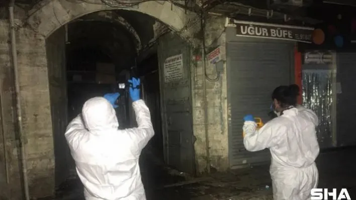 Fatih'te bir handa çıkan yangında han bekçisi hayatını kaybetti