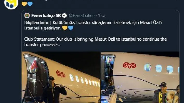FIFA, Mesut Özil-Fenerbahçe transferini sayfasında paylaştı