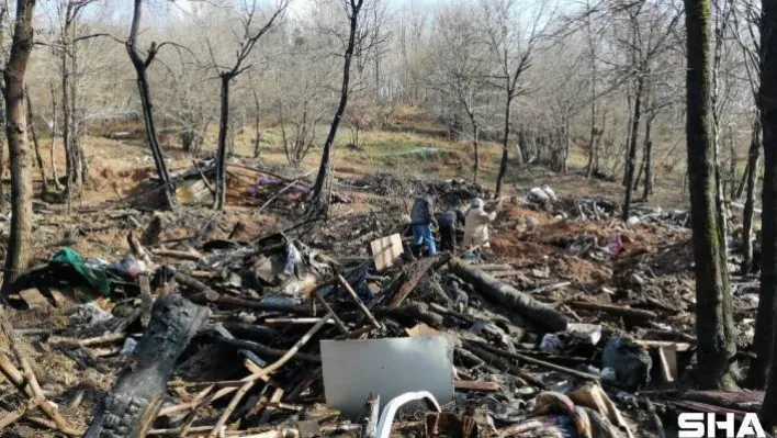 Yangında onlarca hayvanı telef olan yaşlı kadının 'Anayım ben ana' feryadı