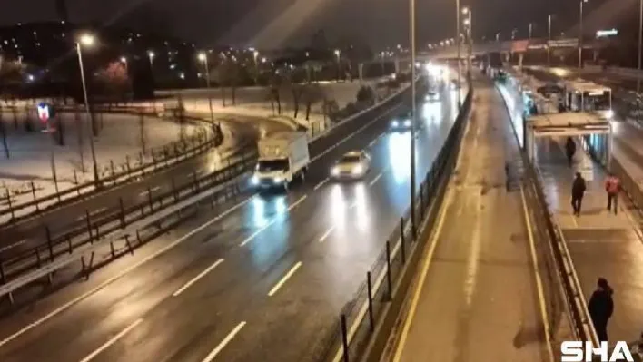 (Özel) Trafikte tehlikeli yolculuk, şaşkın bakışlar arasında ilerledi