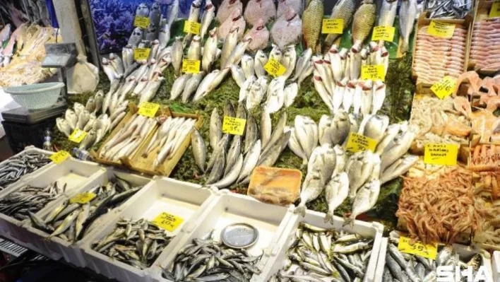Av yasağı öncesi balık tezgahlarında bolluk yaşanıyor