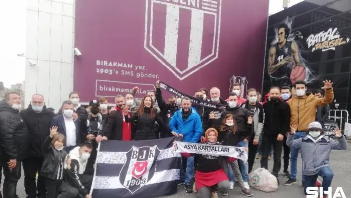 Beşiktaş taraftarından TBF'ye tepki: &quotEvlatlarımızın hakkını yedirmeyiz&quot