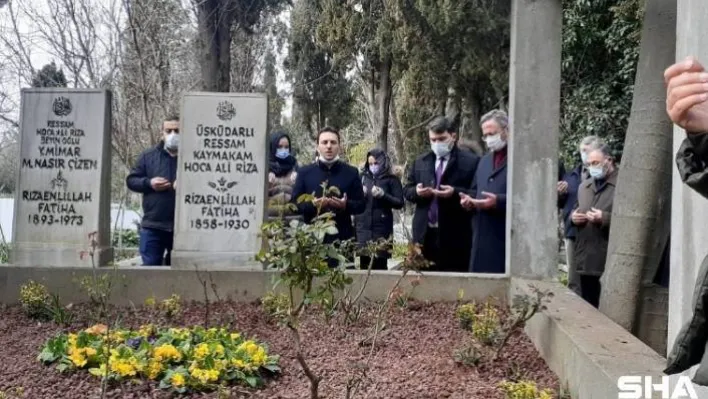 'İstanbul'un ressamı' Hoca Ali Rıza Bey vefatının 91. yılında kabri başında anıldı