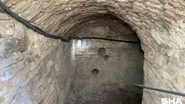 (Özel) Anemas Zindanları'ndaki Bizans kalıntıları böyle görüntülendi