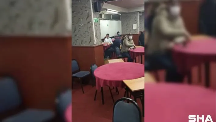 (Özel) İstanbul'da kıraathaneye okey baskını: 49 kişiye 169 bin lira ceza