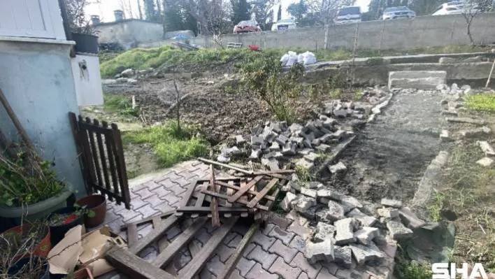 (Özel) Sarıyer Belediyesi'nden 'balyozlu bahçe operasyonu' kamerada