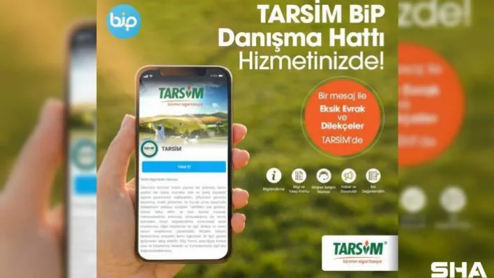 TARSİM BİP Danışma Hattı üretici ve yetiştiricinin hizmetinde