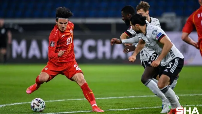 Kuzey Makedonya deplasmanda Almanya'yı mağlup etti