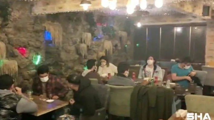 (Özel) Bağcılar'da kafeye korona virüs baskını