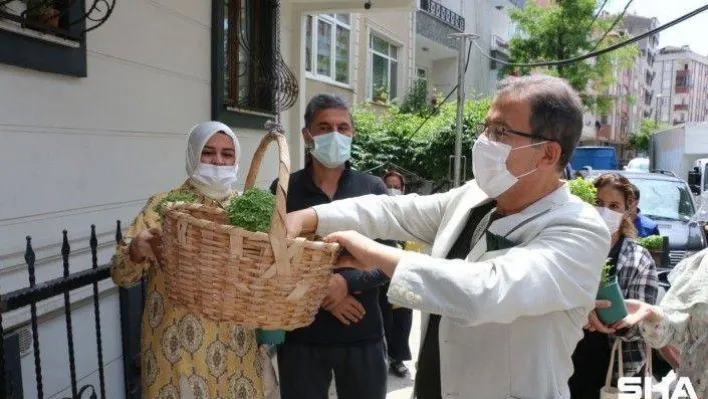 Fesleğen dağıtımı Çırçır ve Esentepe Mahalleleriyle devam etti