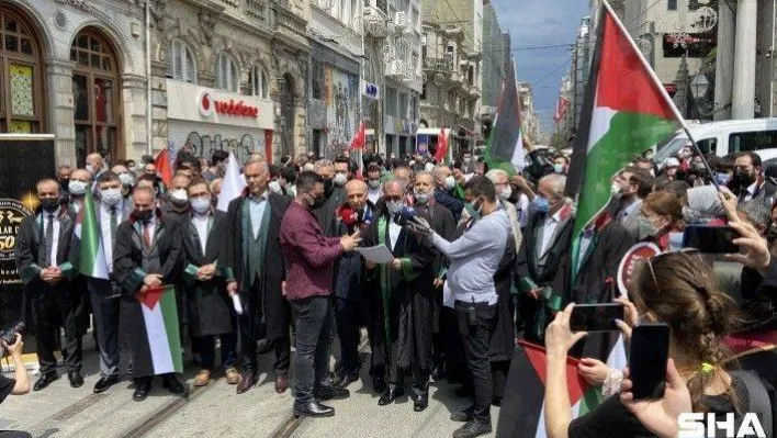 Hukukçular derneği ve İstanbul 2 Nolu barosu Filistin'deki zulmünü kınadı