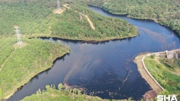 (Özel) Elmalı Barajı'nda doluluk oranı rekor seviyede