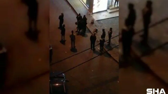 (Özel) Esenler'de bekçilere zorluk çıkaran şahıs gözaltına alındı