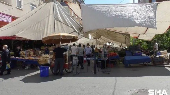 Tam kapanmanın bitmesiyle birlikte pazarlar da açıldı