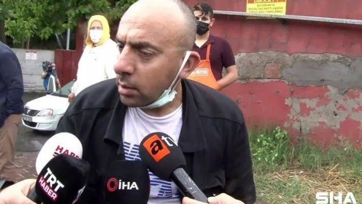 Bayrampaşa'da su basan alt geçitten yüzerek çıkan sürücü o anları anlattı