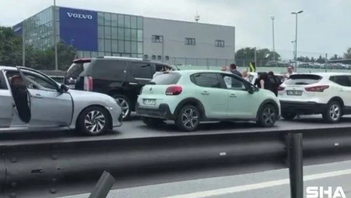 E5 Karayolunda çiftetelli oynadılar