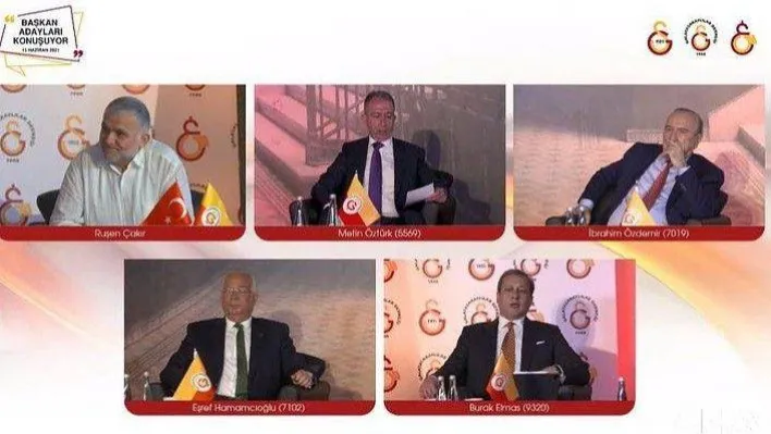 Galatasaray'da 4 başkan adayı canlı yayında buluştu