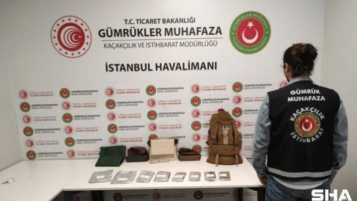 İstanbul Havalimanı'nda 13 kilo uyuşturucu ele geçirildi