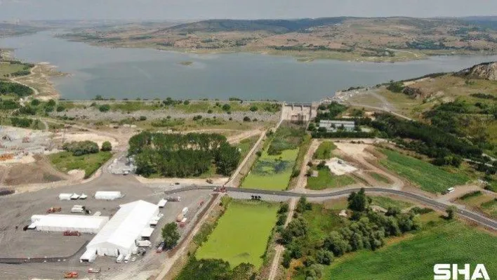 Kanal İstanbul'un temelinin atılacağı alan havadan görüntülendi