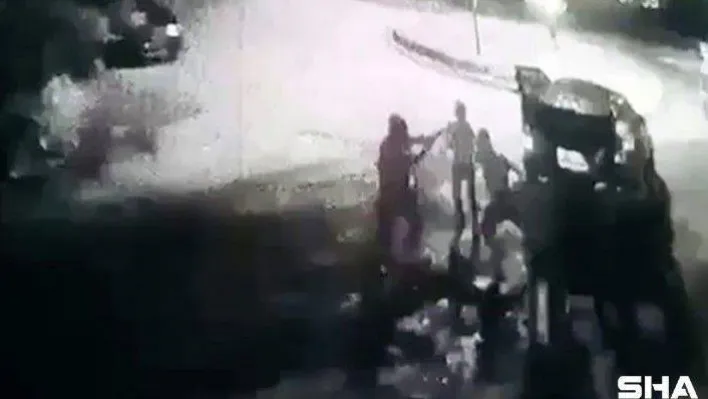 (ÖZEL) Büyükçekmece'de restoran çıkışı öldüren dayak kamerada