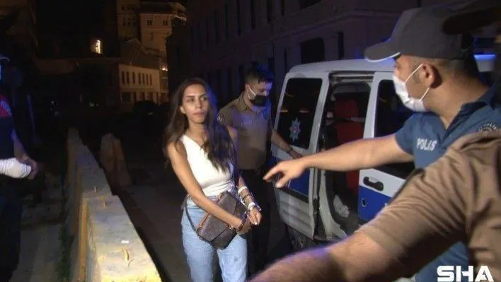 Ünlü oyuncu Ayşegül Çınar bıçaklı kavga sonrası gözaltında:7'si polis 12 yaralı