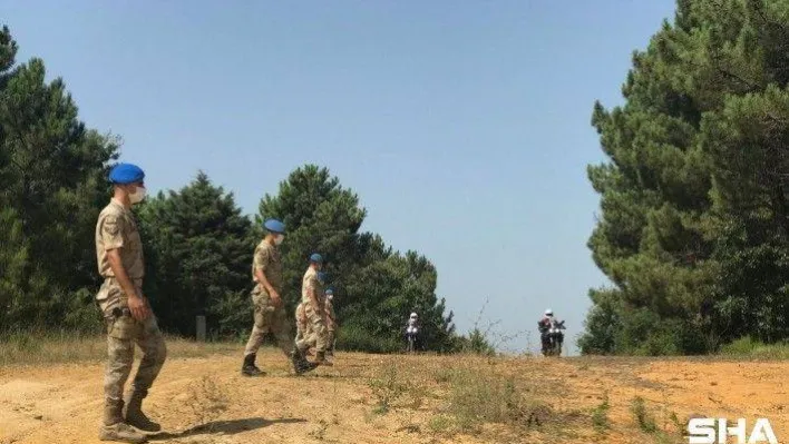 Ormanlara giriş yasağı sonrası jandarmadan denetim