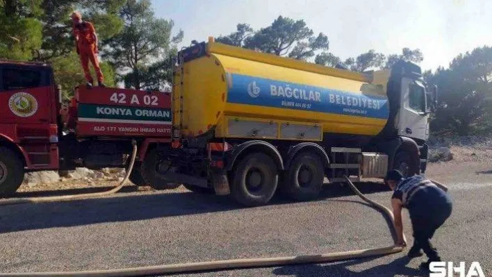 Bağcılar Belediyesi'nden orman yangını için yardım seferberliği