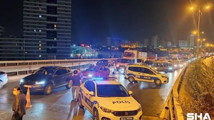 Bayrampaşa O - 3'te zincirleme trafik kazası: 6 yaralı