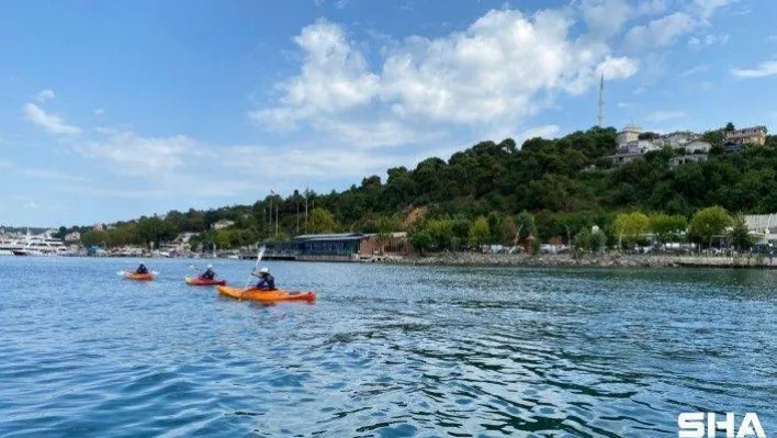 Beykoz'da kano eğitimleri hız kesmeden devam ediyor