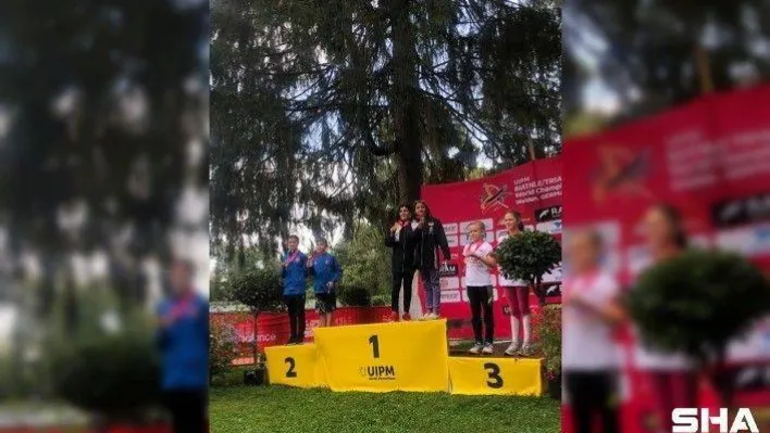 Biathle Triathle Dünya Şampiyonası'nda bir altın, bir gümüş