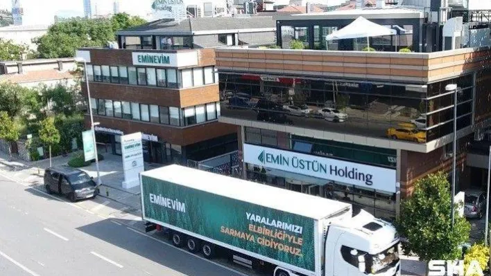 Eminevim'den yangın bölgesine yardım tırı ve gönüllü ekip desteği