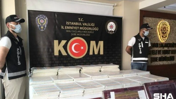 İstanbul'da 387 bin adet sahte alkol bandrolü yakalandı