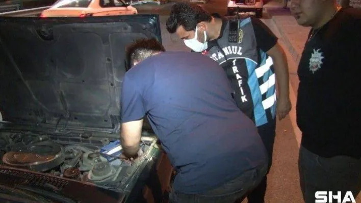 İstanbul'da abartı egzoz ve modifiye denetimi yapıldı