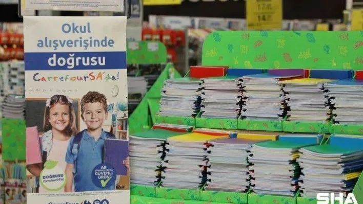 Kırtasiye ve okul alışverişinde AB standartlarında güvenli ürün