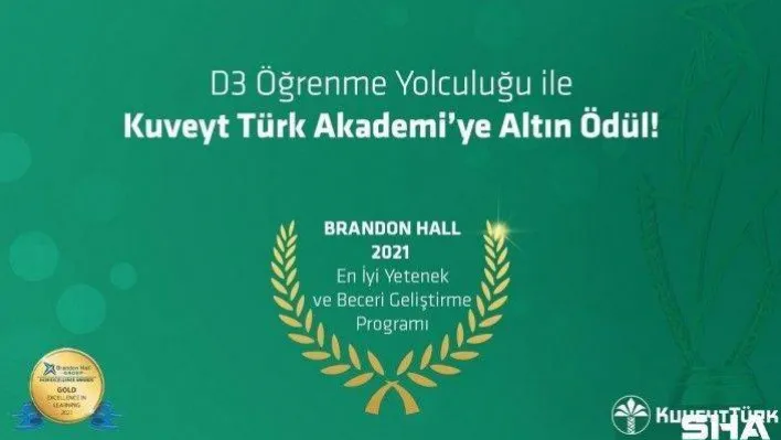 Kuveyt Türk'ün 'Denetim Danışmanlık  Dönüşüm' programına altın ödül