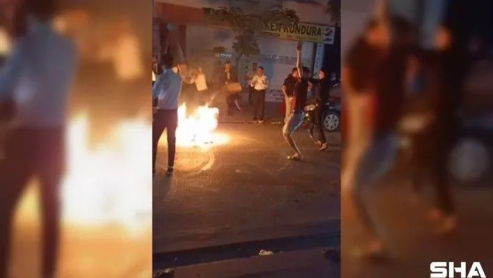 (Özel) Ateşli düğün eğlencesine polis müdahale etti