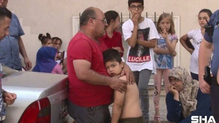 Pendik'te evde yangın çıktı, anne, baba ve çocuklar kendilerini dışarı attı