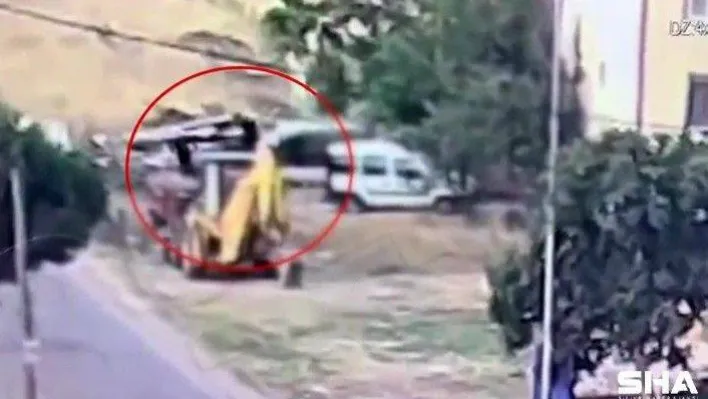 Sahte plakalı kamyonetle 25 bin liralık hırsızlık kamerada