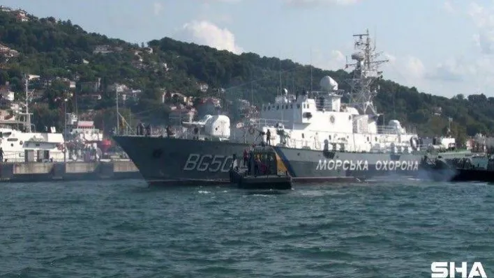 Ukrayna'nın Grigoriy Kuropyatnikov gemisinden Türkiye'ye ilk dostluk ziyareti