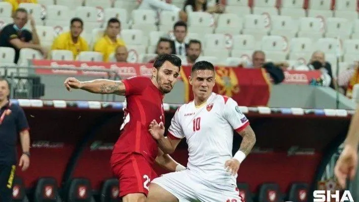 2022 FIFA Dünya Kupası Elemeleri: Türkiye: 2 - Karadağ: 1 (İlk yarı)