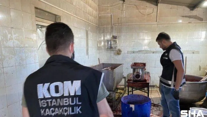 Beylikdüzü'nde kaçak nargile tütünü imalathanesine baskın: 5 gözaltı