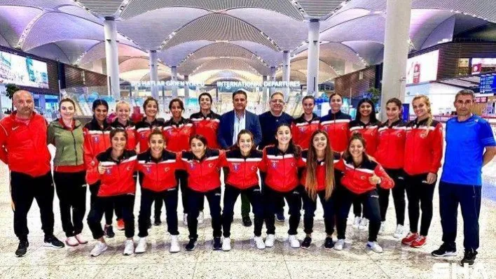 Gaziantep Polisgücü Spor Kulübü kadın ve erkek hokey takımlarının Avrupa yolculuğu başladı